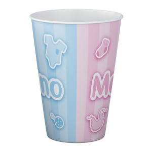 Copos de Papel 250ml - Chá Revelação c/8 Make+