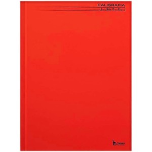 Caderno de Caligrafia Vermelho 48fls Tamoio