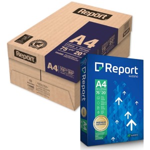 Papel Sulfite A4 Branco 75g Caixa com 5000 Folhas Report