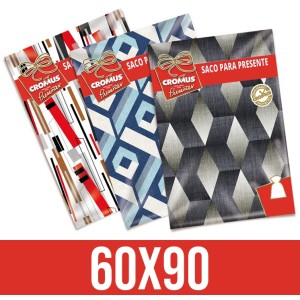 Saco para Presente 60cm x 90cm Cromus