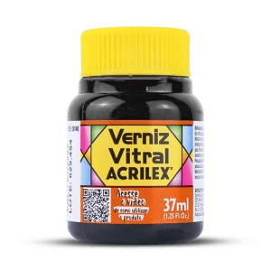 Verniz Vitral 37ml - Laranja 517 Acrilex