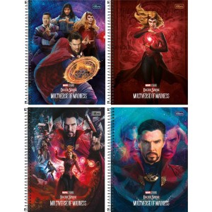 Caderno 1 Matéria Dr. Estranho Marvel 80 Folhas Tilibra