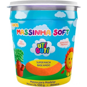 Massa de Modelar 500g - Laranja Uti Guti