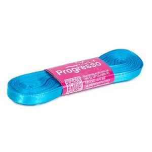 Fita de Cetim n.1 0213 - Azul Turquesa Progresso