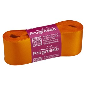 Fita de Cetim n.9 0066 - Laranja Progresso