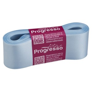 Fita de Cetim n.9 0212 - Azul Bebê Progresso