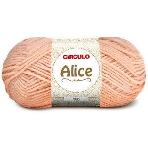 Lã Alice 7632 - Porcelana 100g Circulo