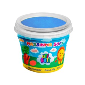 Massa de Modelar 140g - Azul Claro Uti Guti