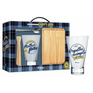 Kit Caipirinha - Melhor Pai do Mundo Brasfoot