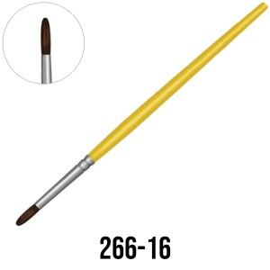 Pincel Redondo N.16 Amarelo 266-16 Tigre