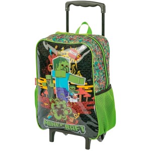 Mochila com Rodinhas Minecraft M Fun 066092-00 Sestini
