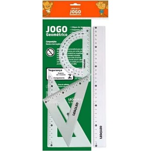 Jogo Geométrico 1º Grau com 4 Peças Leo e Leo