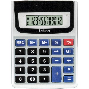 Calculadora de Mesa 12 Dígitos Duo Office 99322 Letron
