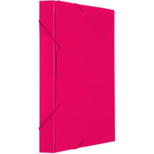 Pasta com Elástico 35mm Novaonda Rosa Polibrás