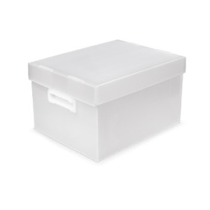 Caixa Organizadora Novaonda M - Cristal Polibras