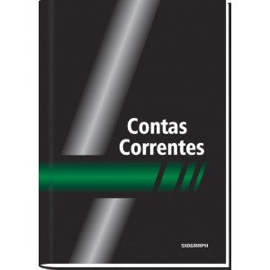 Caderno Contas Correntes Ofício 50 Folhas SidGraph