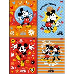 Caderno Brochura 1/4 Mickey Vintage 80fls Foroni