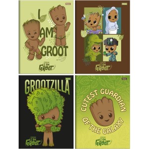 Caderno Brochura Groot 80 Folhas Foroni