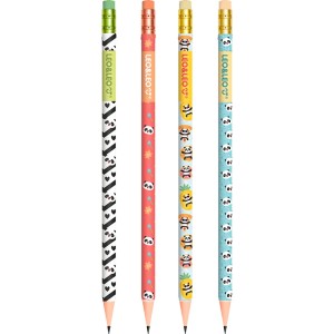 Lápis Preto N2 Panda HB Leo e Leo