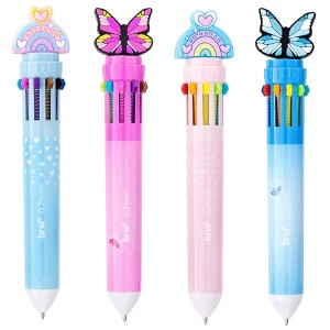 Caneta Esferográfica 10 Cores Dreams BRW