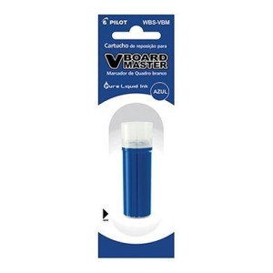 Refil para Pincel Marcador de Quadro Branco V-Board Master Azul Pilot