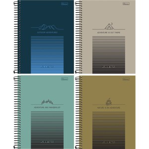 Caderno 10 Matérias Life is Better 160 Folhas Cadersil