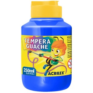 Tempera Guache 250ml - Azul Turquesa 501 Acrilex