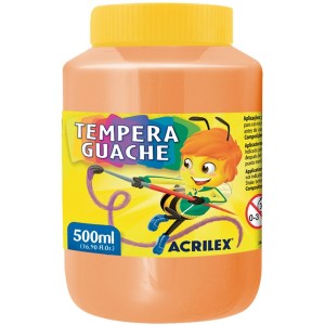 Tempera Guache 500ml - Amarelo Pêssego 538 Acrilex