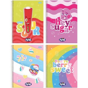 Caderno 1 Matéria Fini 80 Folhas Foroni