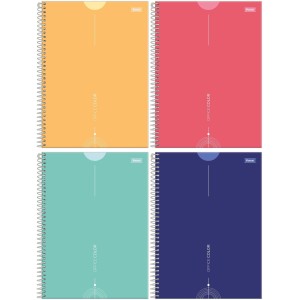 Caderno 10 Matérias Office Color 160 Folhas Foroni
