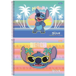 Caderno de Cartografia Stitch 80 Folhas Foroni