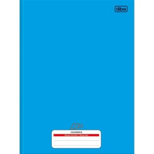 Caderno de Caligrafia D+ Azul 96 Folhas Tilibra