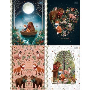 Caderno 1 Matéria Loveland 80 Folhas Tilibra