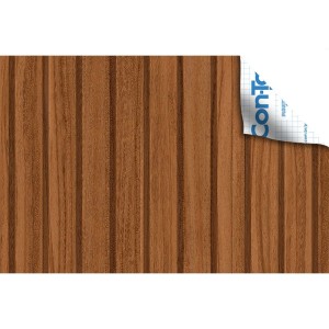 Papel Contact Adesivo 45cm x 2 Metros - Madeira Ripada Cerejeira Con-Tact