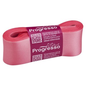 Fita de Cetim n.9 0009 - Rosa Pétala Progresso