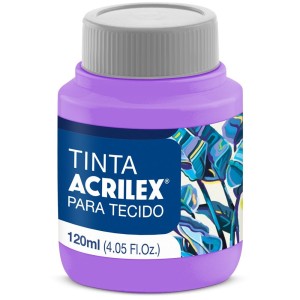 Tinta para Tecido 120ml - Lilás 528 Acrilex