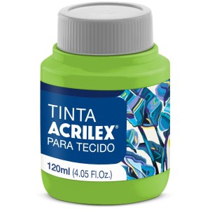 Tinta para Tecido 120ml - Verde Folha 510 Acrilex