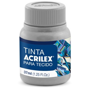 Tinta para Tecido 37ml - Cinza Claro 627 Acrilex
