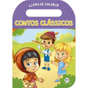Livro de Colorir com Alça - Contos Clássicos Ciranda Cultural