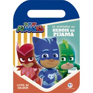 Livro de Colorir com Alça - PJ Masks - As Aventuras dos Heróis de Pijama Ciranda Cultural