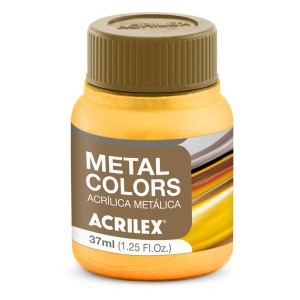 Tinta Acrílica Metal Colors 37ml - Ouro 532 Acrilex