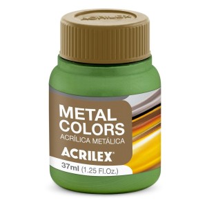 Tinta Acrílica Metal Colors 37ml - Verde Oliva 545 Acrilex
