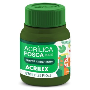 Tinta Acrílica Fosca 37ml - Verde Musgo 513 Acrilex