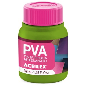 Tinta PVA Fosca 37ml - Verde Maçã 802 Acrilex
