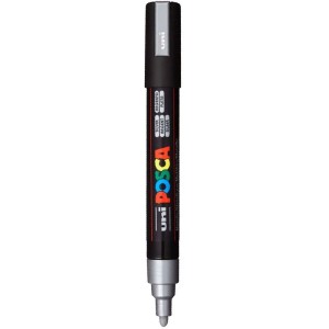 Caneta Posca PC-5M - Prata Uniball