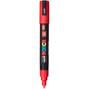 Caneta Posca PC-5M - Vermelha Uniball