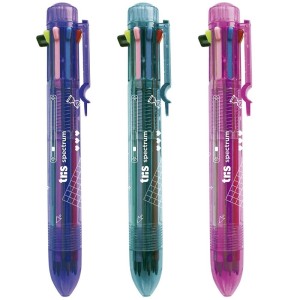 Caneta Esferográfica 8 Cores 0.7mm Spectrum Tris