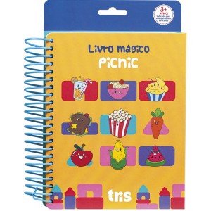 Livro Mágico de Atividades - Picnic Comidas Toy Tris