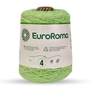 Barbante N.4 801 - Verde Limão 600g EuroRoma