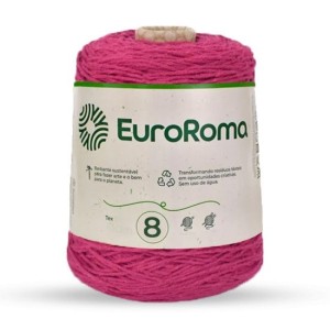Barbante N.8 550 - Pink 600g EuroRoma
